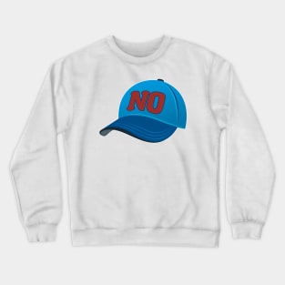 No Cap Hat Emoji Crewneck Sweatshirt